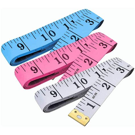 3 Pack Measuring Tape, Tape Measure for Body Double Scale Measurement Tape for Sewing, Body ...