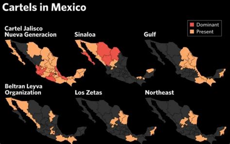 Mexico Cartel War 2024 Map - Eydie Jaquith