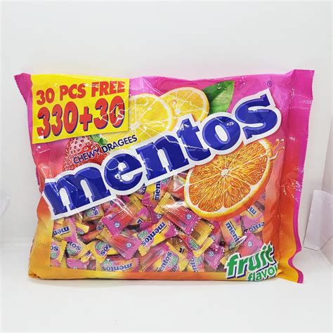 Mentos Mint Grape Fruit Sour Mix & MIX All Chewy Dragees (50 / 100 ...