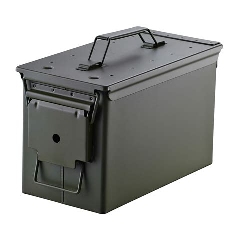 Buy 50 Cal Ammo Can Holder Box (Army Green) - Airtight & Watertight Metal Ammo Storage Box w ...