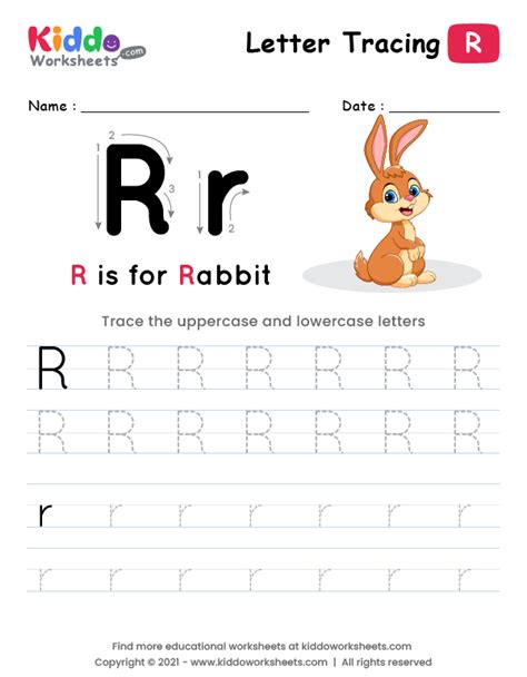 Tracing Letter R Worksheets For Pre Pdf - Infoupdate.org