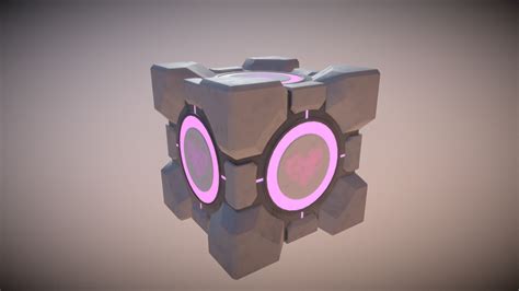 Portal Companion Cube - Download Free 3D model by bobbyrazo [f2feb1c ...