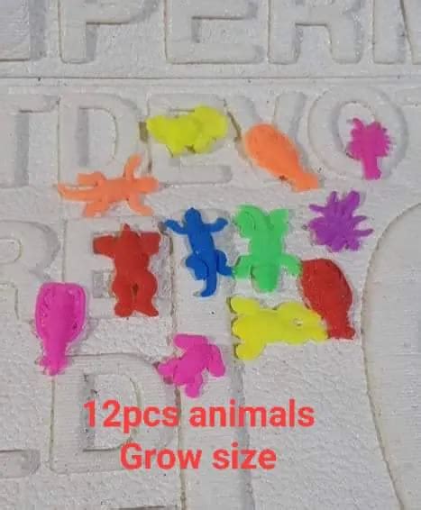 Grow Animals 12pcs random design Water Experiment | Lazada PH