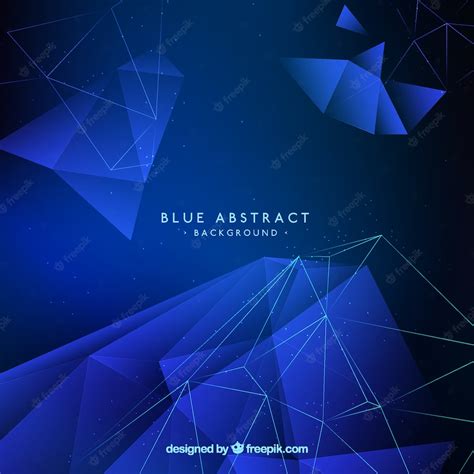 Free Vector | Blue abstract background with elegant style