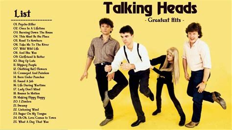 Talking Head Greatest Hits - Best Talking Head Songs | Talking heads ...