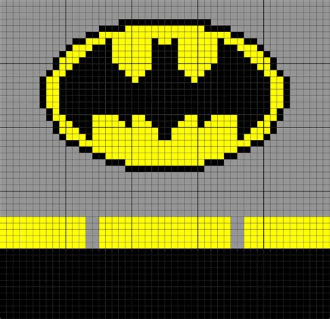 Batman Crochet Graph Pattern - Amelia's Crochet