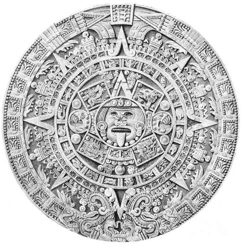 Aztec Calendar by Science Source | Aztec calendar, Aztec art, Aztec