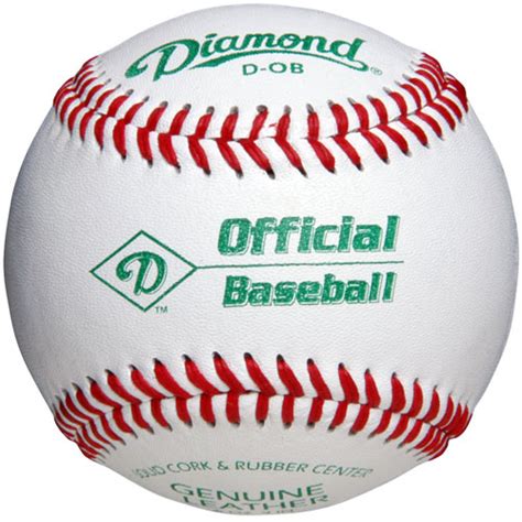 Diamond D-OB Official Leather Baseballs | Baseballsavings.com