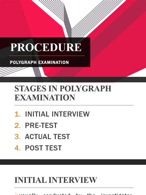 Procedure of Polygraph Examination | Download Free PDF | Polygraph ...