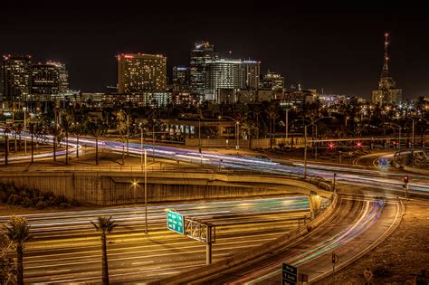 Streets of Phoenix at Night in HDR | City of Phoenix taken f… | Flickr