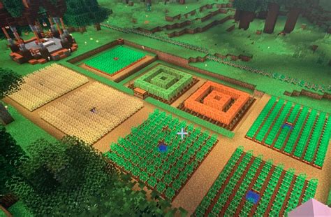 Minecraft farm layout | Minecraft farm, Minecraft blueprints, Minecraft