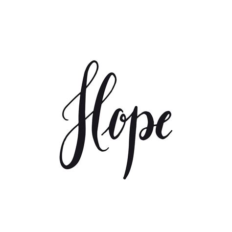 Download free vector of Hope word typography style vector by Aum about faith, believe letter ...