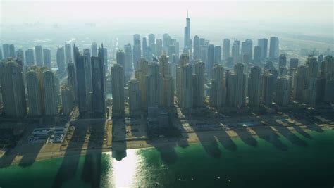 DUBAI - NOV 18: Aerial View Palm Atlantis On Palm Jumeirah, Dubai November 18, 2012 RED EPIC ...