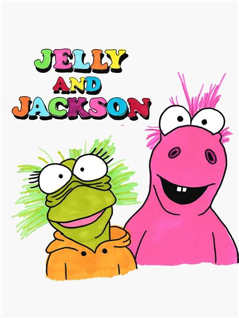 "Jelly and Jackson - The Story Makers" Sticker for Sale by TheDizzyFox | Redbubble