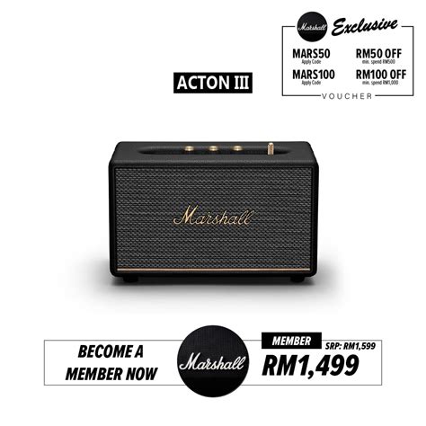 Marshall Stanmore III Bluetooth Speaker - Black / Cream