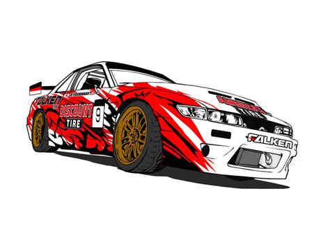 Drift Car Vector at GetDrawings | Free download