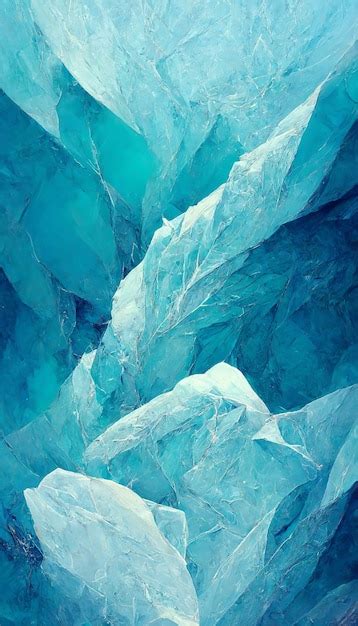 Premium Photo | Ice blue background abstract high quality 3d illustration