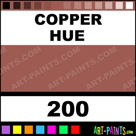 Copper Polycolor Acrylic Paints - 200 - Copper Paint, Copper Color ...