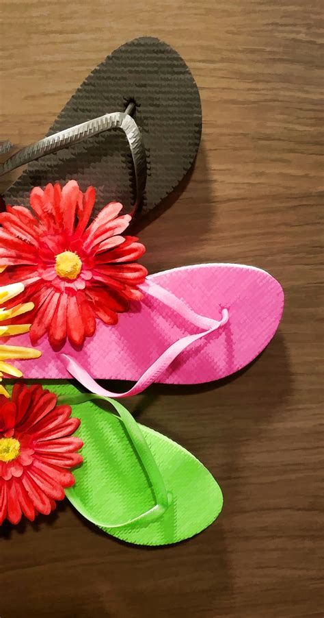 Flowers And Flip-flops Free Stock Photo - Public Domain Pictures