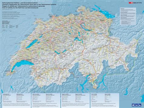 Switzerland railway map - Ontheworldmap.com