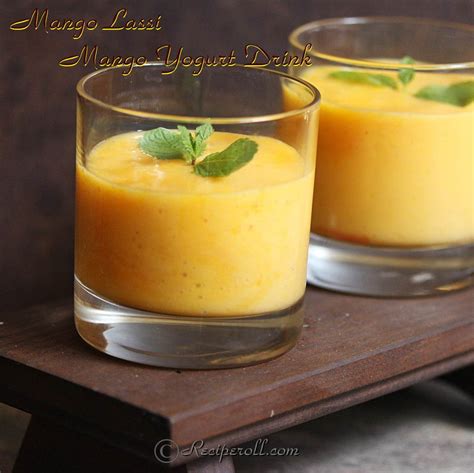 Mango Lassi | Indian Mango Yogurt Drink