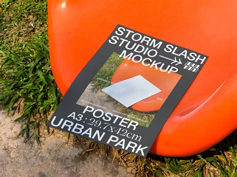 Outdoor Poster Mockup Free PSD