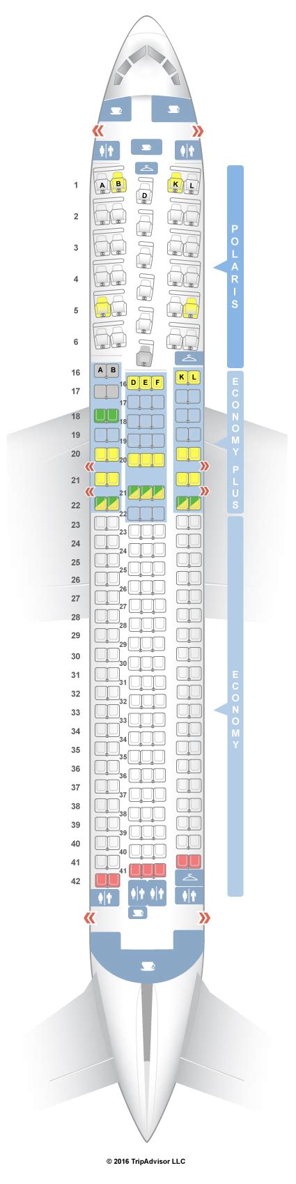 SeatGuru Seat Map United Boeing 767-300ER (76L) Two Class