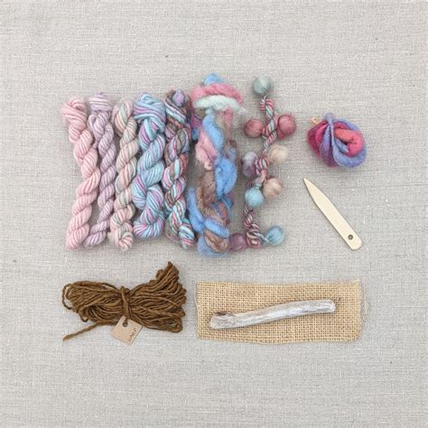 Tapestry Weaving Kit Pastel Colours: Learn to Weave a Wall | Etsy