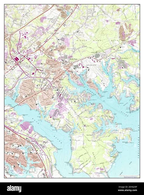 Middle River, Maryland, map 1969, 1:24000, United States of America by Timeless Maps, data U.S ...