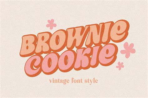 Brownie Cookie Font - DaFont File