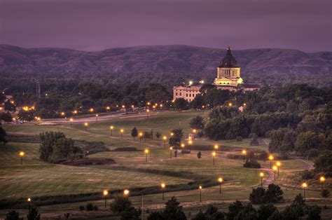 What a beautiful photograph. Photo credit: Chad Coppess. | Pierre south dakota, Capitol building ...