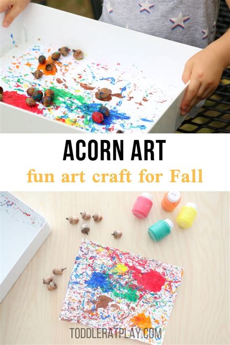 Acorn art - Toddler at Play | Acorn crafts preschool, Toddler arts and ...