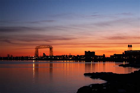 Bridge Sunset - Duluth Entertainment Convention Center