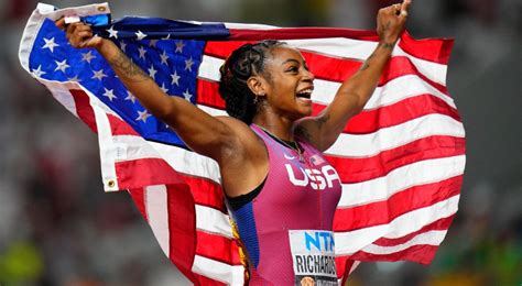 American Sha'Carri Richardson caps comeback by winning wild 100m at worlds