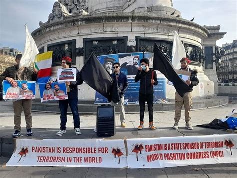 Pashtuns in exile in Paris hold anti-Pakistan protests - IndiaPost ...