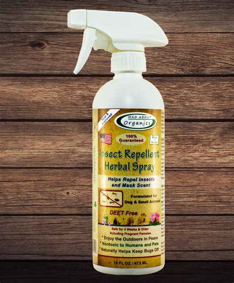 Organic Insect Repellent Herbal Spray 16oz