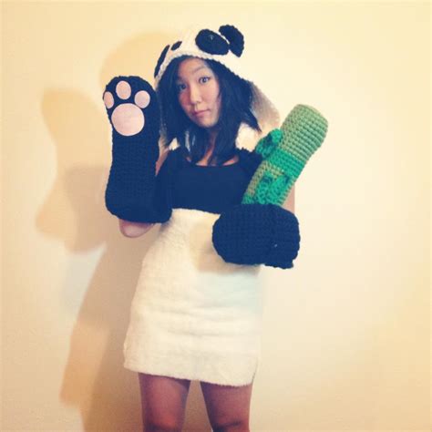 i ♥ amicute: panda halloween costume with bamboo purse