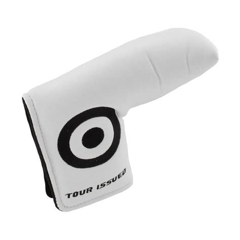 Hurricane Golf Tour Issued Bullseye White/Black Blade Putter Headcover ...