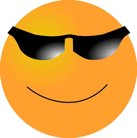 Clipart - Smiley: Cool