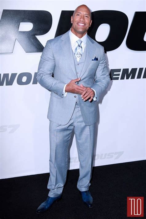 Dwayne Johnson at the "Furious 7" LA Premiere | Tom + Lorenzo