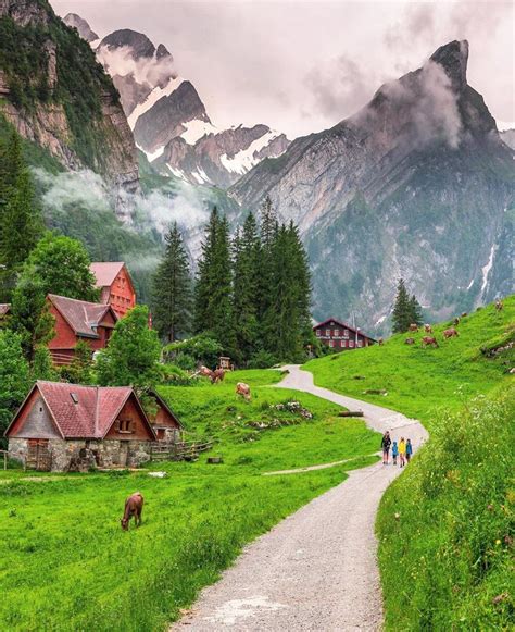 Would you live in a mountain village deep in the Swiss Alps? Imagine ...