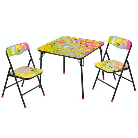 Emoji 3-Piece Table and Chair Set - Walmart.com - Walmart.com