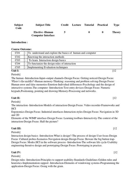 Human Computer Interface | PDF | Human–Computer Interaction | User ...