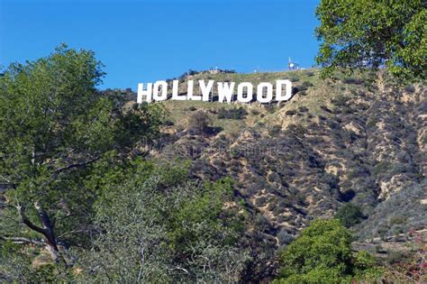 Hollywood Sign;World Famous Landmark. Editorial Photography - Image of cinema, actors: 87184167