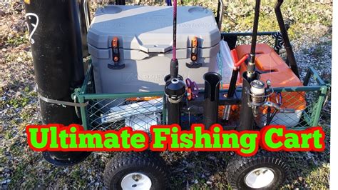 The Ultimate Fishing Cart Fishing Wagon, How to Build, DIY, (Catfish, Carp & Beach Fishing ...