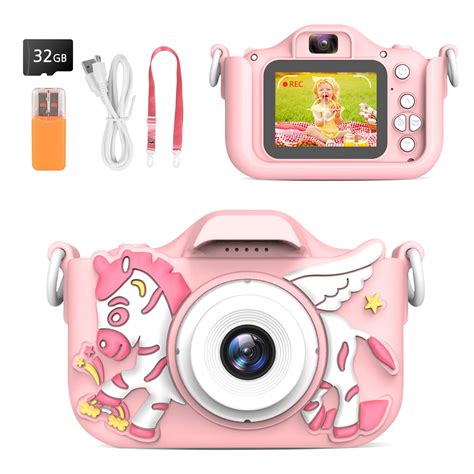 Kids Selfie Digital Camera 20MP, 1080HD, Gifts for Boys and Girls ...