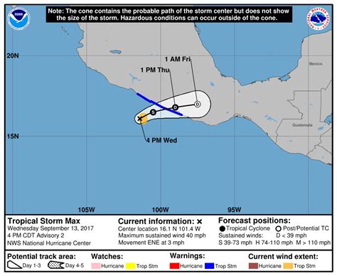 Tropical Storm “Max” forms, about to hit Mexican state of Guerrero - The Watchers