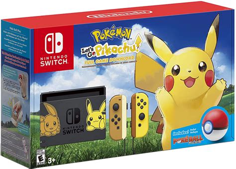 Nintendo Switch Console Set Limited Edition - Pokemon: Let's Go ...