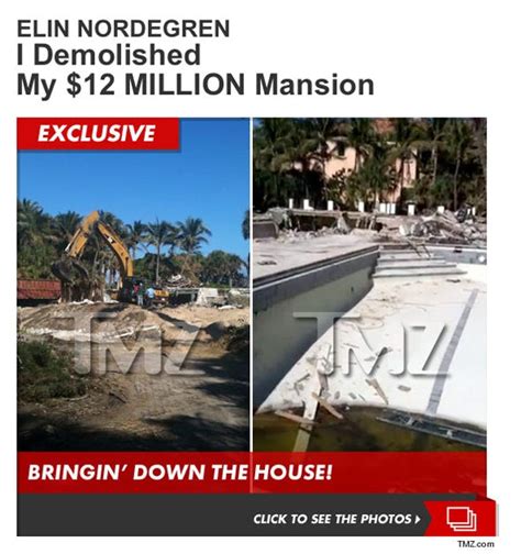 Elin Nordegren Just Tore Down Her $12 Million Mansion So She Can Build ...