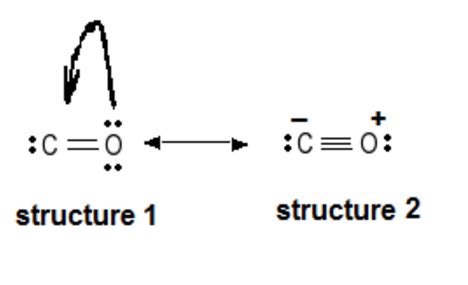 in carbon monoxide resonance structure the double bond structure should not exist as it does not ...